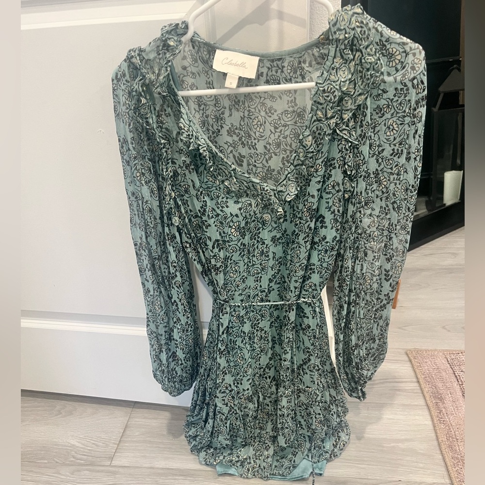 Cleobella Shay Mini Dress in Iris size Small